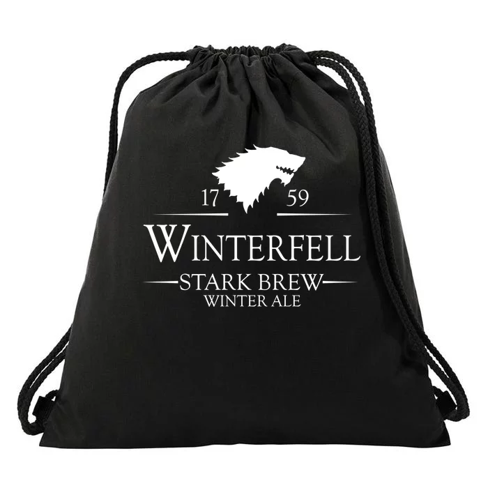 Winterfell College Stark Brew Drawstring Bag