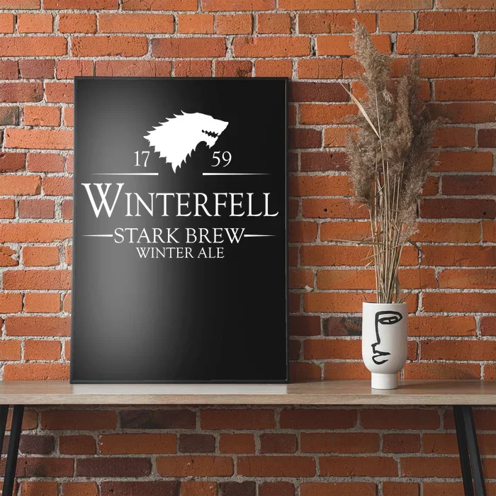 Winterfell College Stark Brew Poster