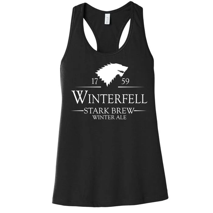 Winterfell College Stark Brew Women's Racerback Tank