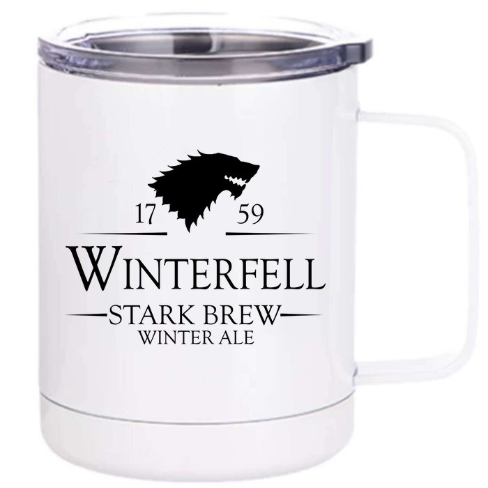 Winterfell College Stark Brew Front & Back 12oz Stainless Steel Tumbler Cup