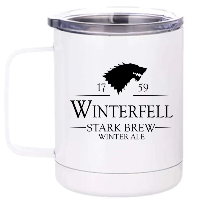 Winterfell College Stark Brew Front & Back 12oz Stainless Steel Tumbler Cup