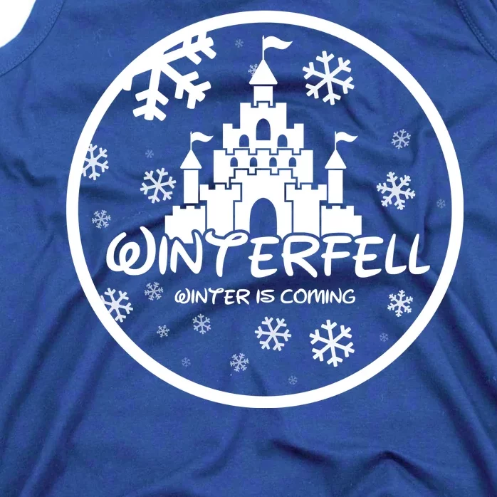 Winterfell Parody Logo Winter Is Coming Tank Top