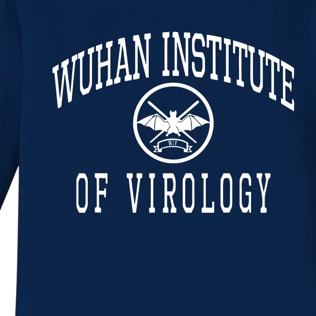 Wuhan Institute Of Virology Baby Long Sleeve Bodysuit