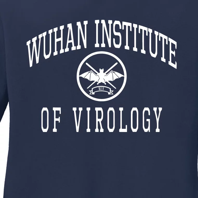 Wuhan Institute Of Virology Ladies Long Sleeve Shirt