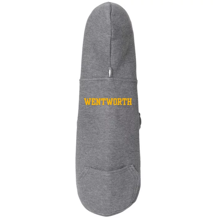 Wentworth Institute Of Technology Doggie 3-End Fleece Hoodie