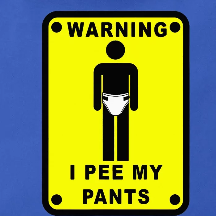 Warning I Pee My Pants Zip Tote Bag