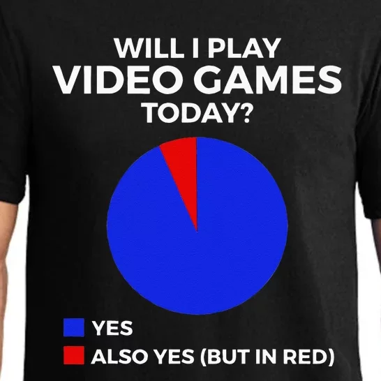 Will I Play Video Games Today Funny Gamer Gaming Pajama Set