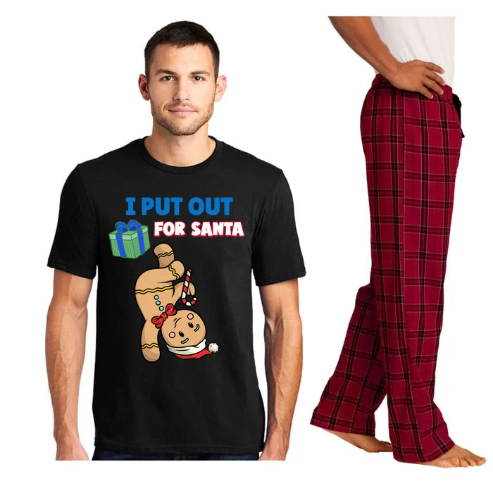 Wo's I Put Out For Santa Fun Sarcastic Gingerbread Cookie Cool Gift Pajama Set