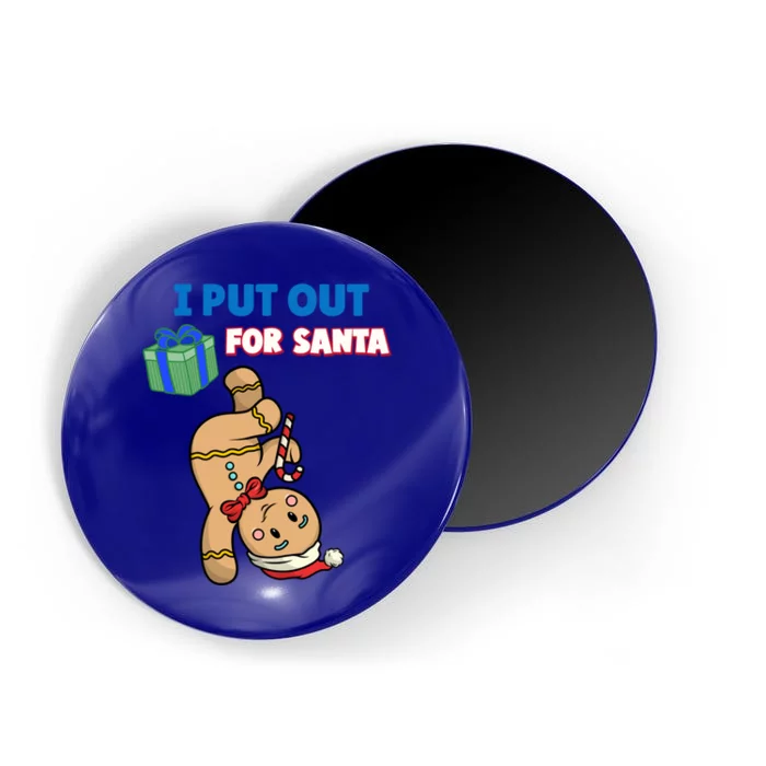 Wo's I Put Out For Santa Fun Sarcastic Gingerbread Cookie Cool Gift Magnet