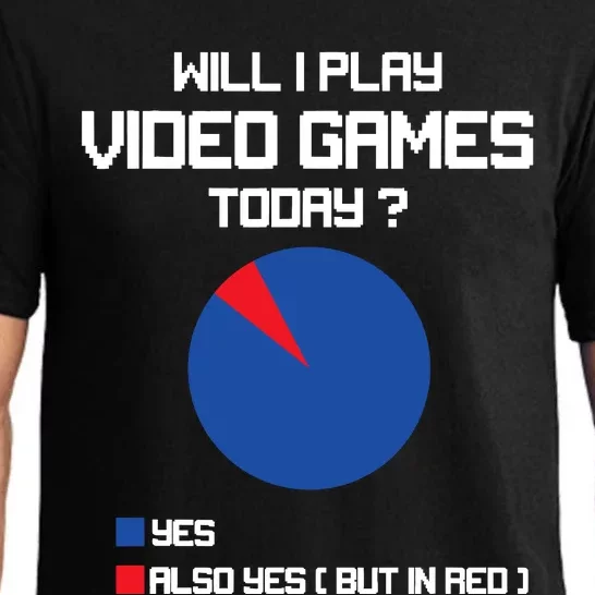 Will I Play Video Games Today Funny Gamer Gaming Lovers Pajama Set