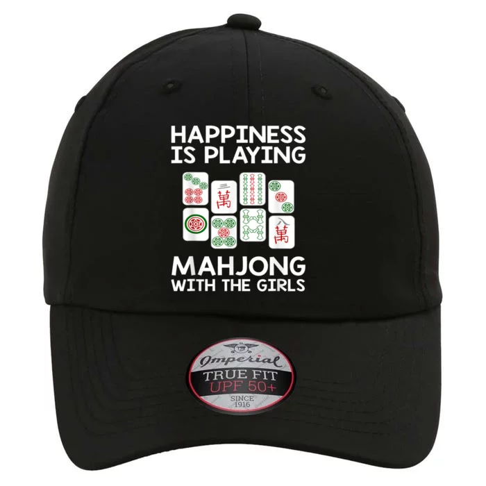 Womens,Happiness Is Playing Mahjong The Original Performance Cap