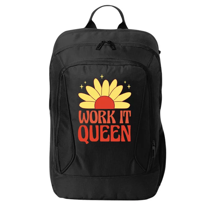 Work It Queen Sunflower Cute Gift City Backpack