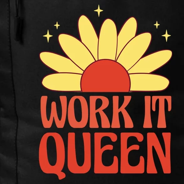 Work It Queen Sunflower Cute Gift Daily Commute Backpack