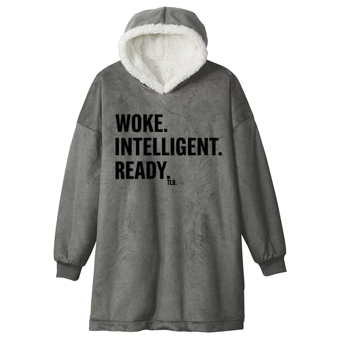 Woke Intelligent Ready Tlb Hooded Wearable Blanket