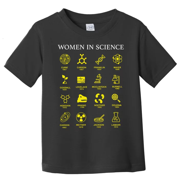 Women In Science Feminist Toddler T-Shirt