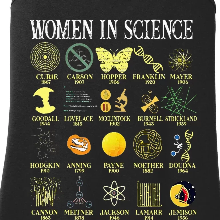 Women In Science Ladies Essential Tank