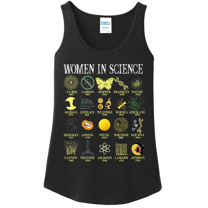 Women In Science Ladies Essential Tank