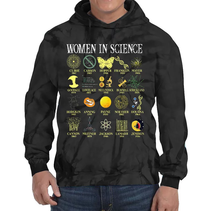 Women In Science Tie Dye Hoodie