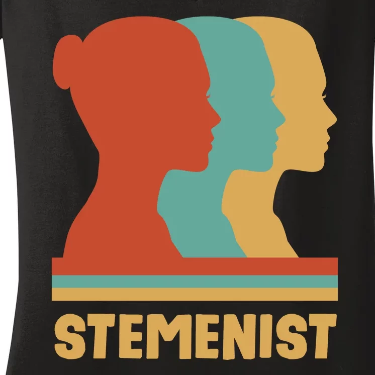 Women In Stem Women's V-Neck T-Shirt