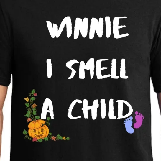 Winnie I Smell A Child Halloween Pregnancy Gift Pajama Set