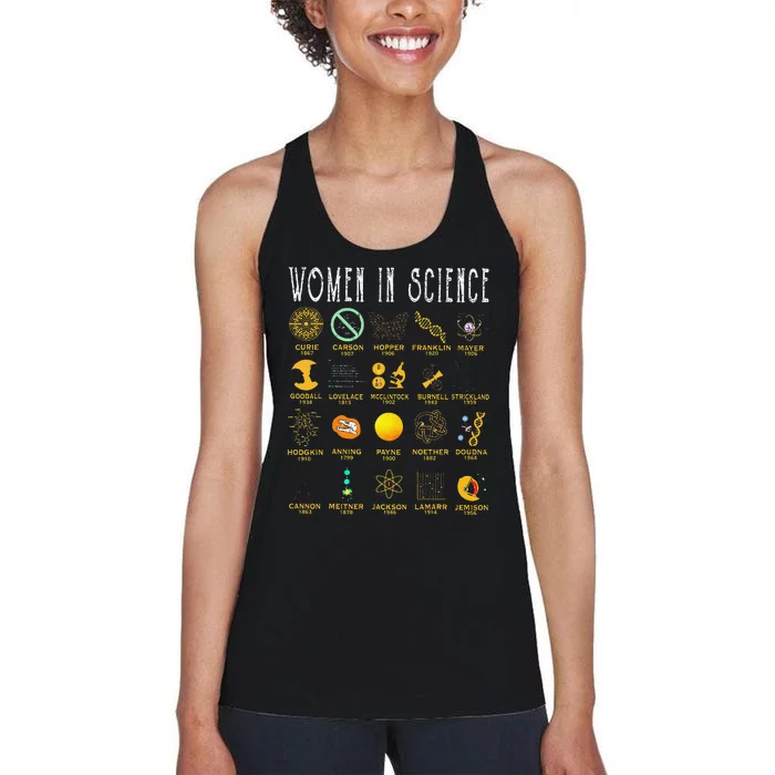 Women In Science Women's Racerback Tank