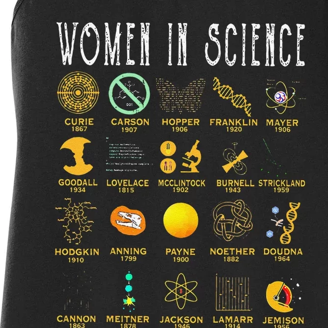 Women In Science Women's Racerback Tank