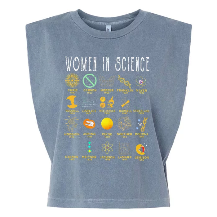 Women In Science Garment-Dyed Women's Muscle Tee