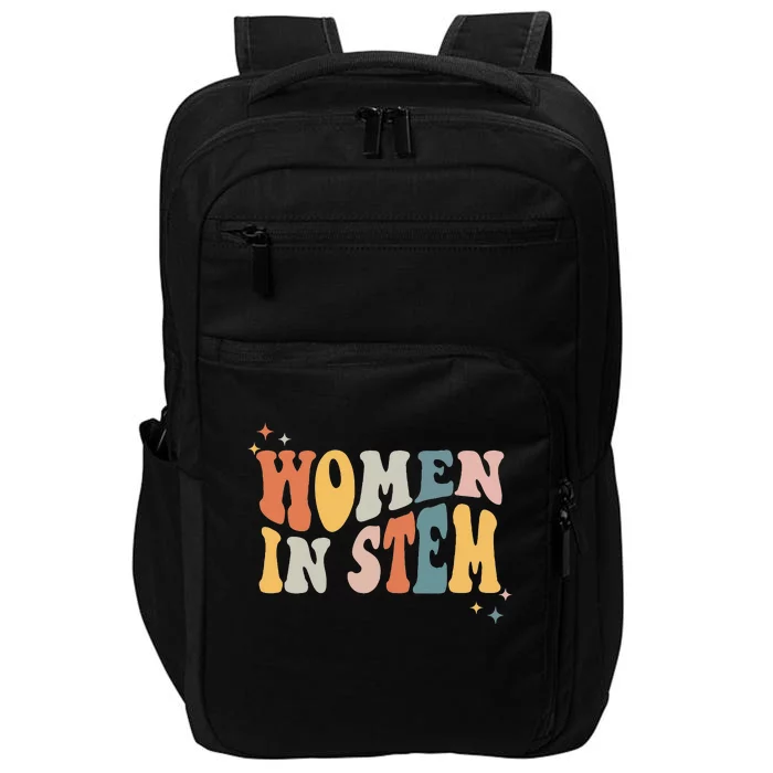 Women In Stem Steminist Science Female Engineer Tech Impact Tech Backpack