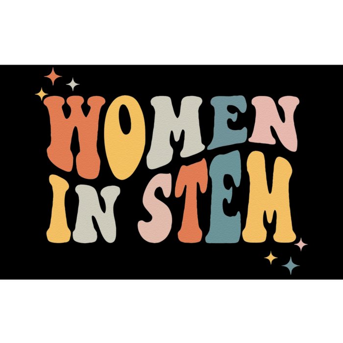 Women In Stem Steminist Science Female Engineer Tech Bumper Sticker