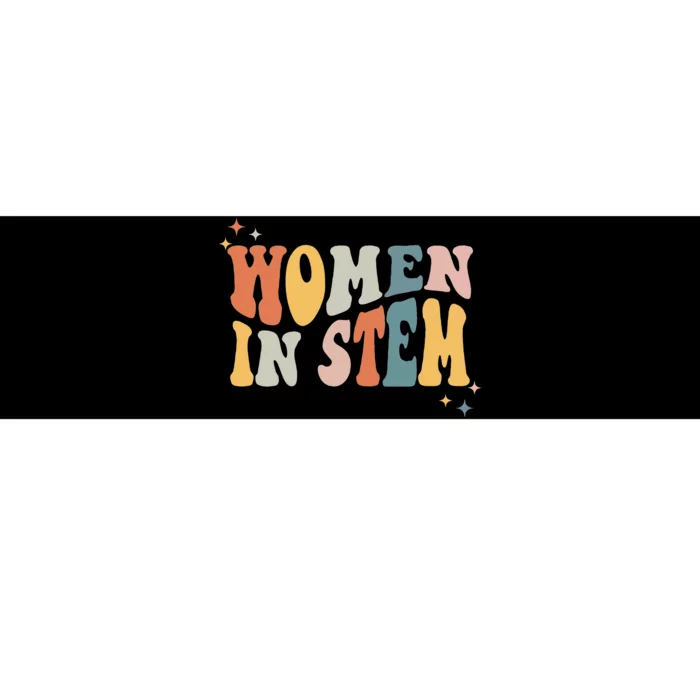 Women In Stem Steminist Science Female Engineer Tech Bumper Sticker