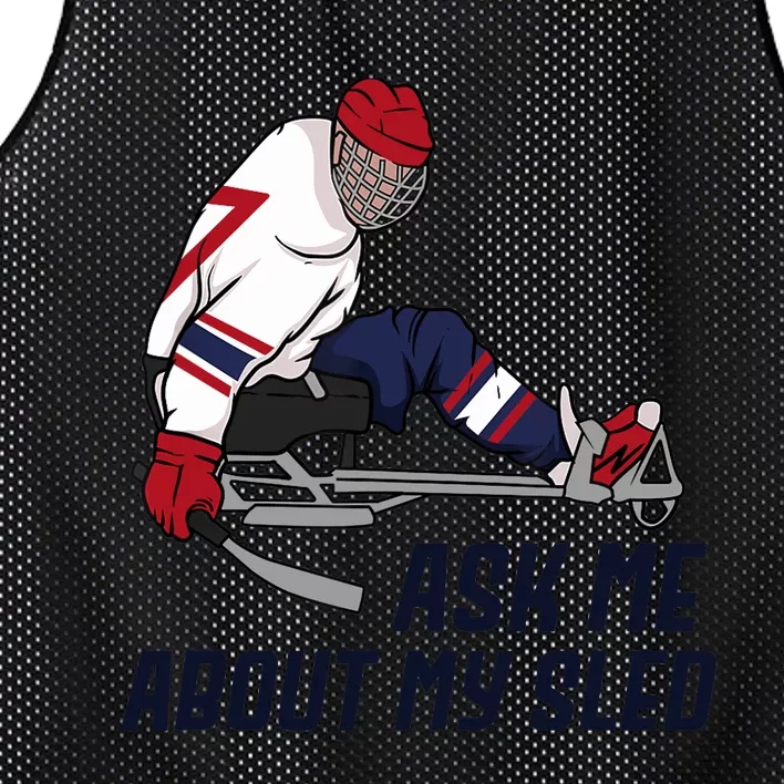 Wheelchair Ice Sled Hockey Handicap Sport Disabled Player Mesh Reversible Basketball Jersey Tank