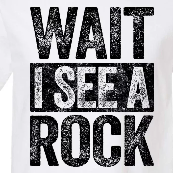 Wait I See A Rock Funny Geologist Gift Garment-Dyed Heavyweight T-Shirt