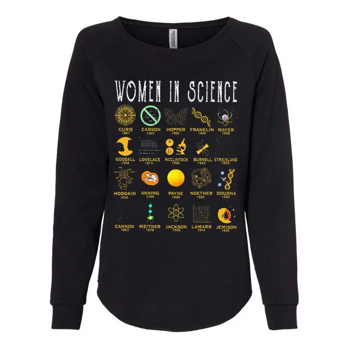 Women In Science Womens California Wash Sweatshirt