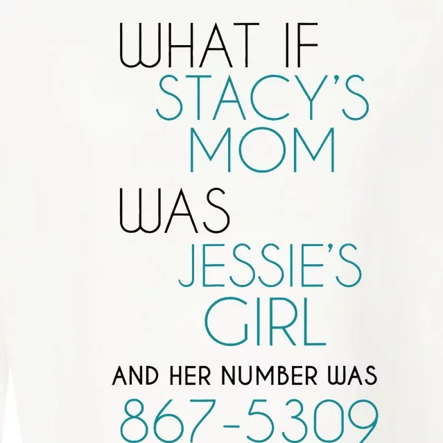 What If Stacy S Mom Was JessieS Girl And Her Number Was 867 Cropped Pullover Crew