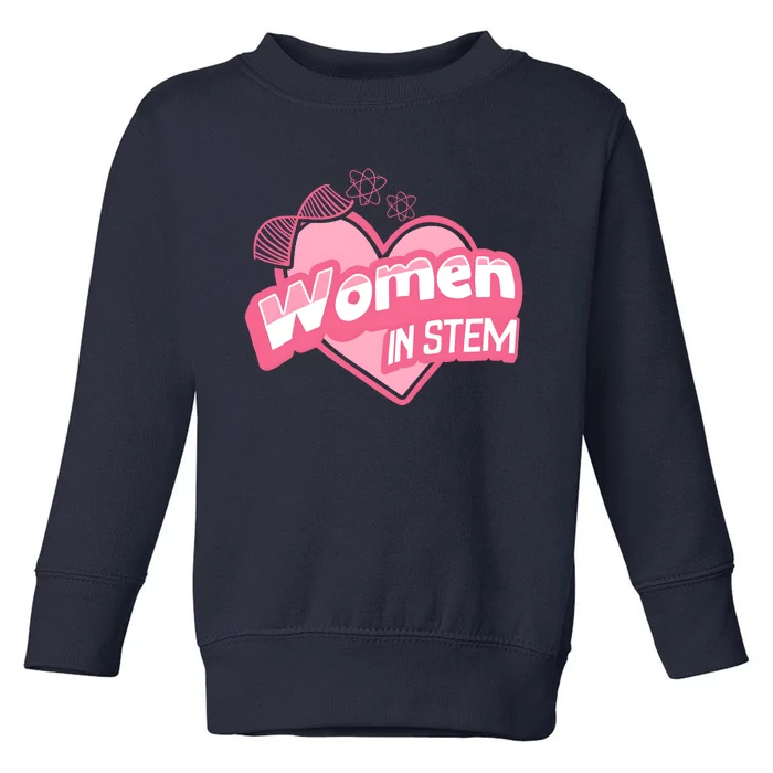 Women In Stem For Science Teacher Toddler Sweatshirt