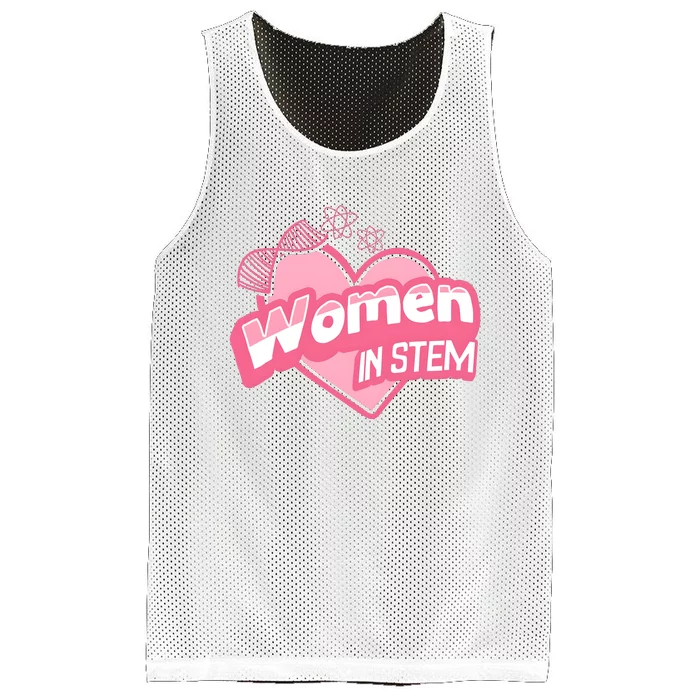 Women In Stem For Science Teacher Mesh Reversible Basketball Jersey Tank