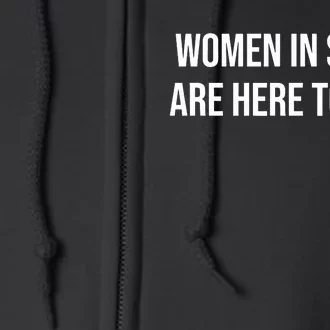 Women In Sport Are Here To Stay Full Zip Hoodie