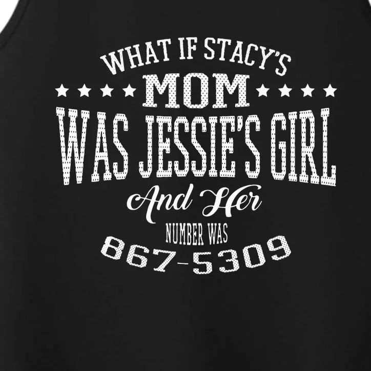 What If Stacys Mom Was Jessies Girl And Her Number Performance Tank