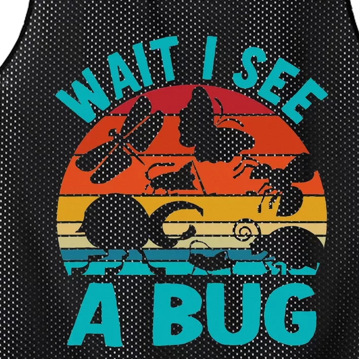 Wait I See A Bug Mesh Reversible Basketball Jersey Tank