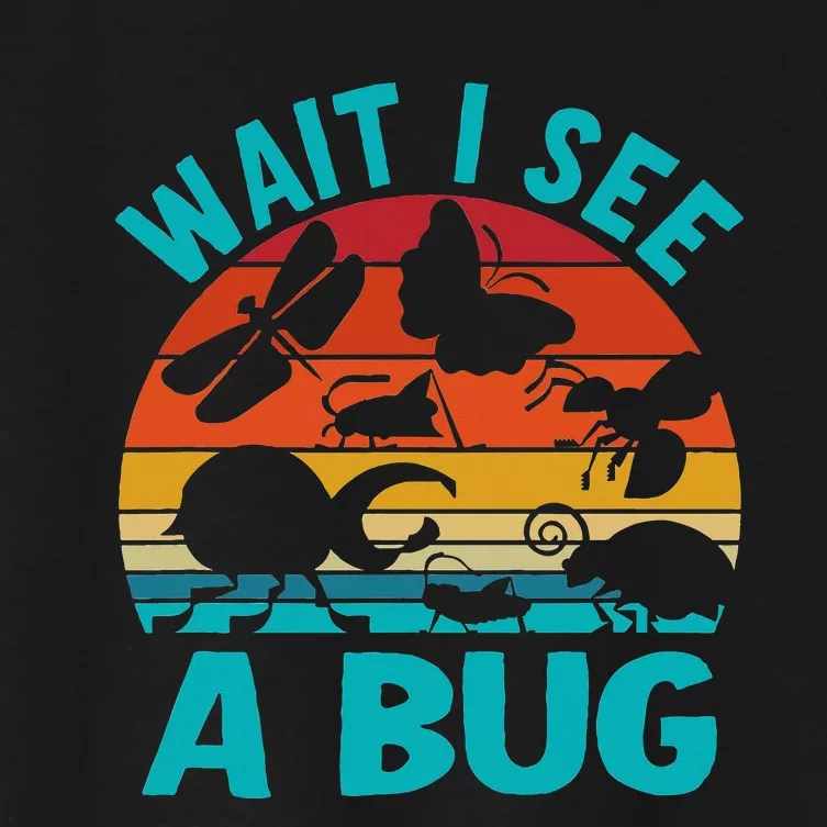 Wait I See A Bug Women's Crop Top Tee