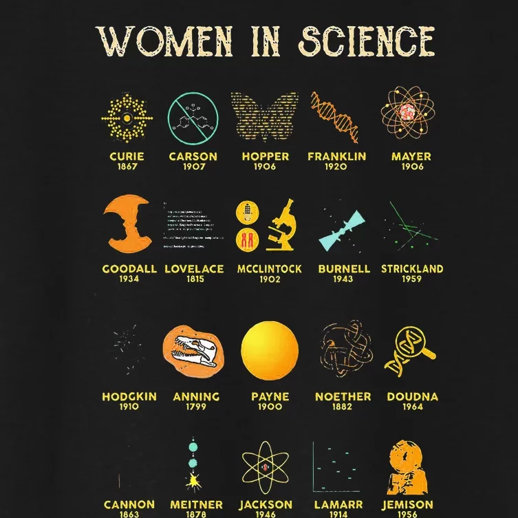 Women In Science Women's Crop Top Tee