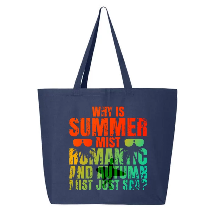 Why Is Summer Mist Romantic And Autumn Mist Just Sad 25L Jumbo Tote