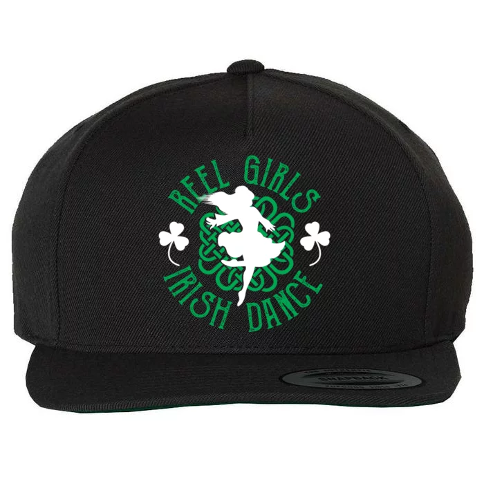 Wo Irish Step Dancer Step Dancing Reel Irish Dance Gift Wool Snapback Cap