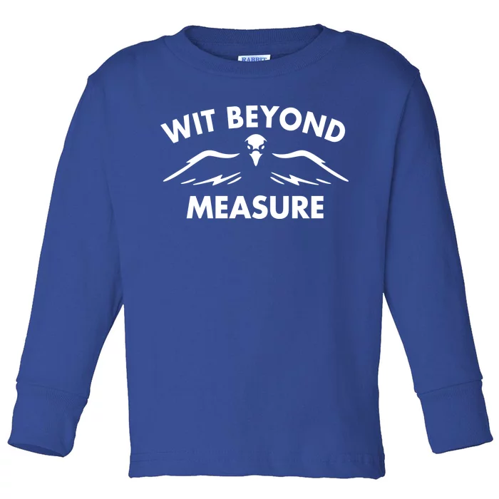 Wit Beyond Measure Toddler Long Sleeve Shirt