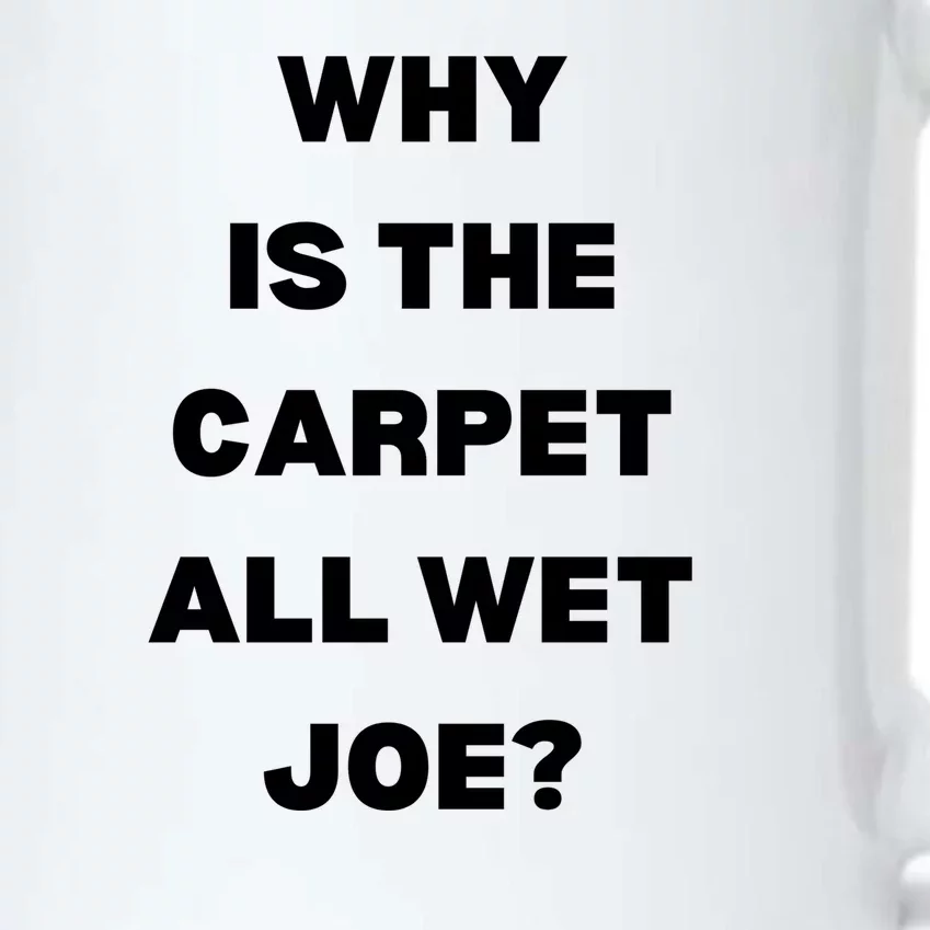 Why Is The Carpet All Wet Joe Funny Black Color Changing Mug