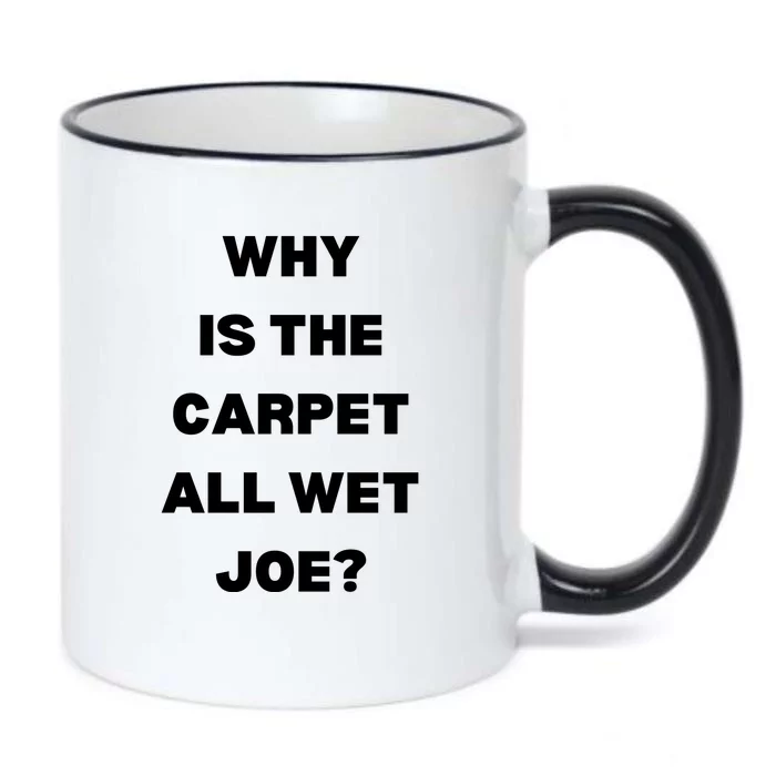 Why Is The Carpet All Wet Joe Funny Black Color Changing Mug