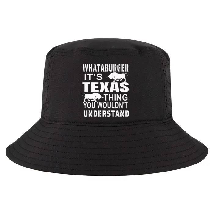 Whataburger It’S Texas Thing Funny Proud Texas Hometown Cool Comfort Performance Bucket Hat