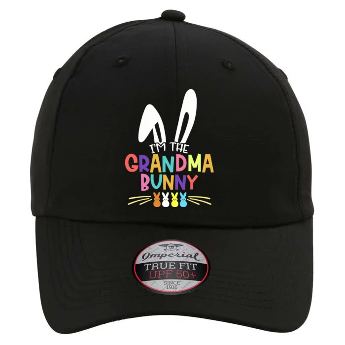 Wo I'm The Grandma Bunny Matching Family Easter Party Outfit V-Neck The Original Performance Cap