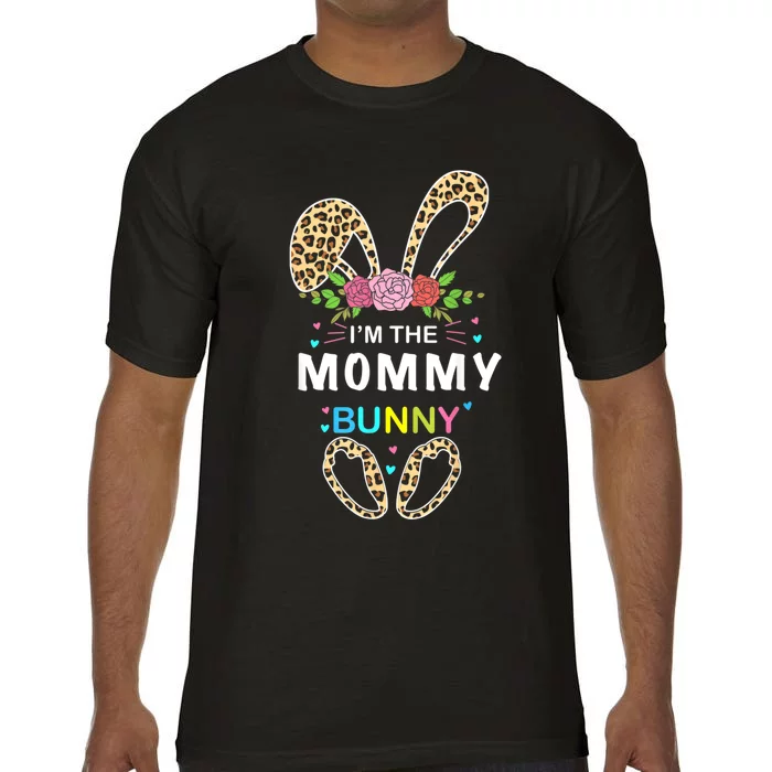 Womens I'm The Mommy Bunny Rabbit Easter Family Matching Comfort Colors T-Shirt