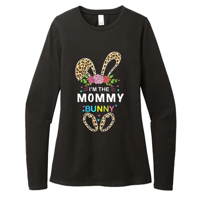 Womens I'm The Mommy Bunny Rabbit Easter Family Matching Womens CVC Long Sleeve Shirt